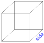 volume of a perfect cube